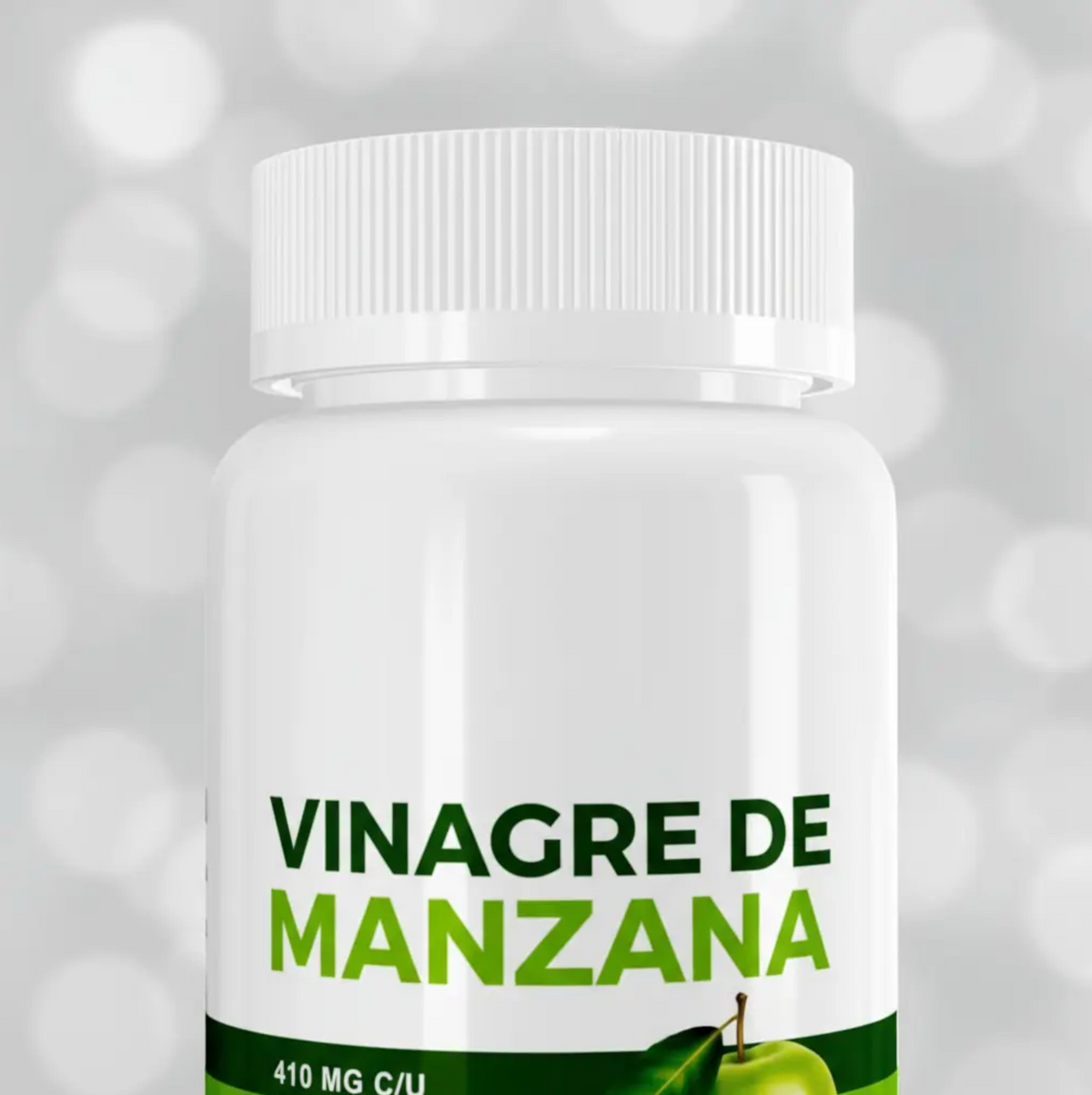 Vinagre Sidra Manzana 60 Cáp, Natural Detox Adelgazante