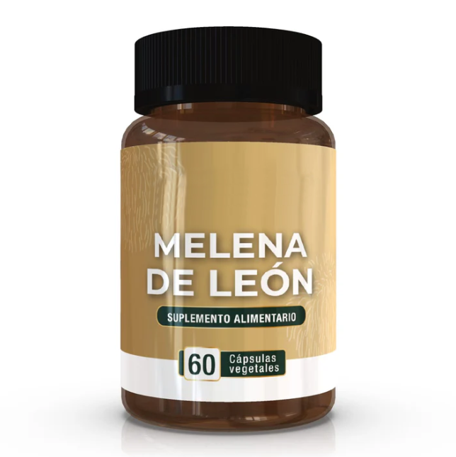 Melena de Leon 500mg, 60 Cáp. Concentracion y Sistema Nervioso