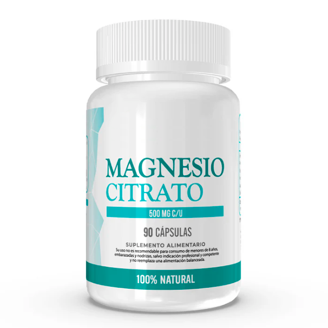 Citrato de Magnesio 90 Cápsulas