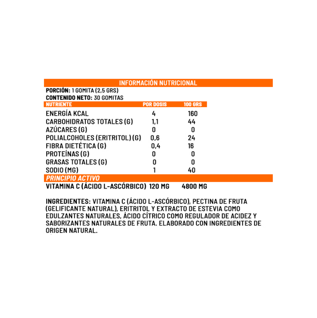 Vitamina C Gummies Kids +2 años