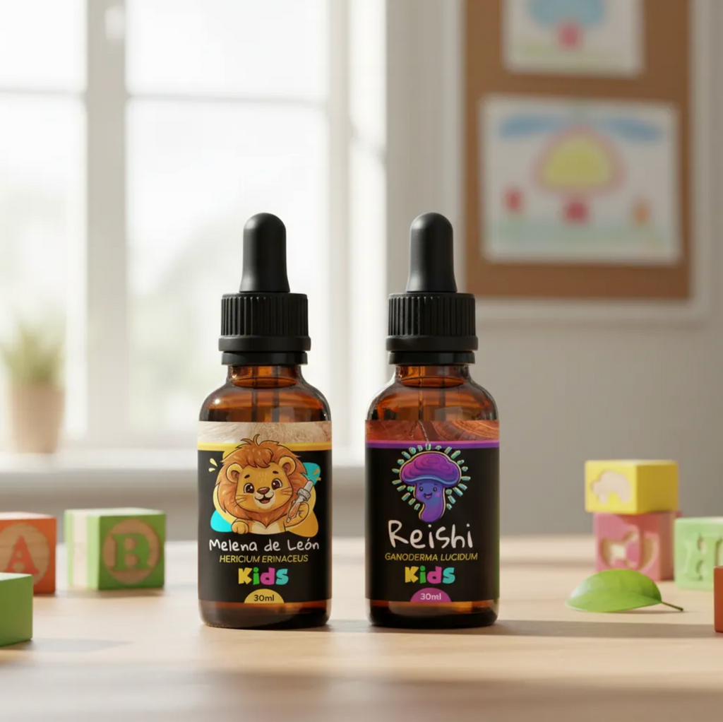 Pack Melena De León Y Reishi Kids +8 Años 30ml