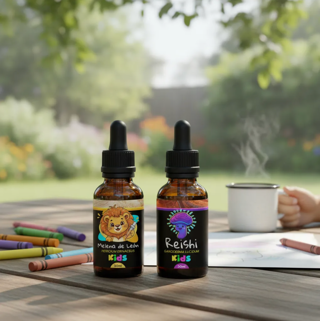 Pack Melena De León Y Reishi Kids +8 Años 30ml