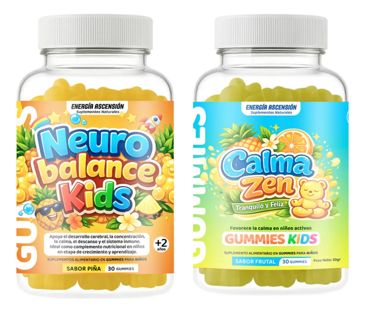 Neurobalance + Calmazen +2 Años Kids, Hiperactividad Enfoque