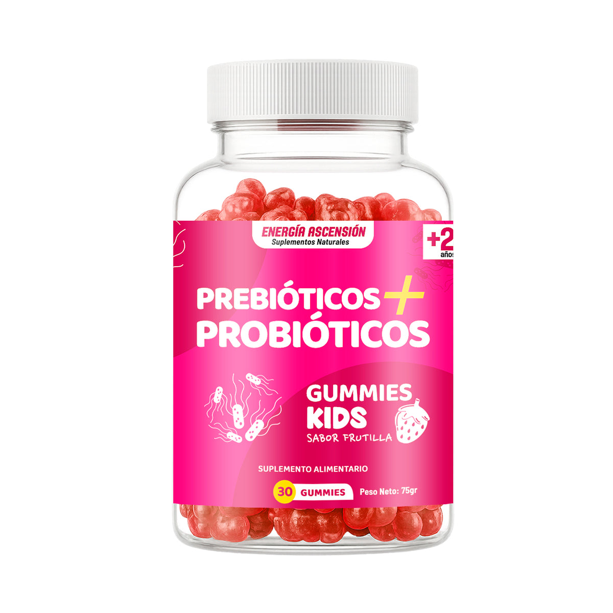 Prebióticos + Probióticos Gummies Kids +2 años