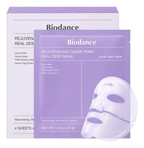 Biodance – Mascarilla Facial Revitalizante de Caviar y PDRN, 1 Unid.