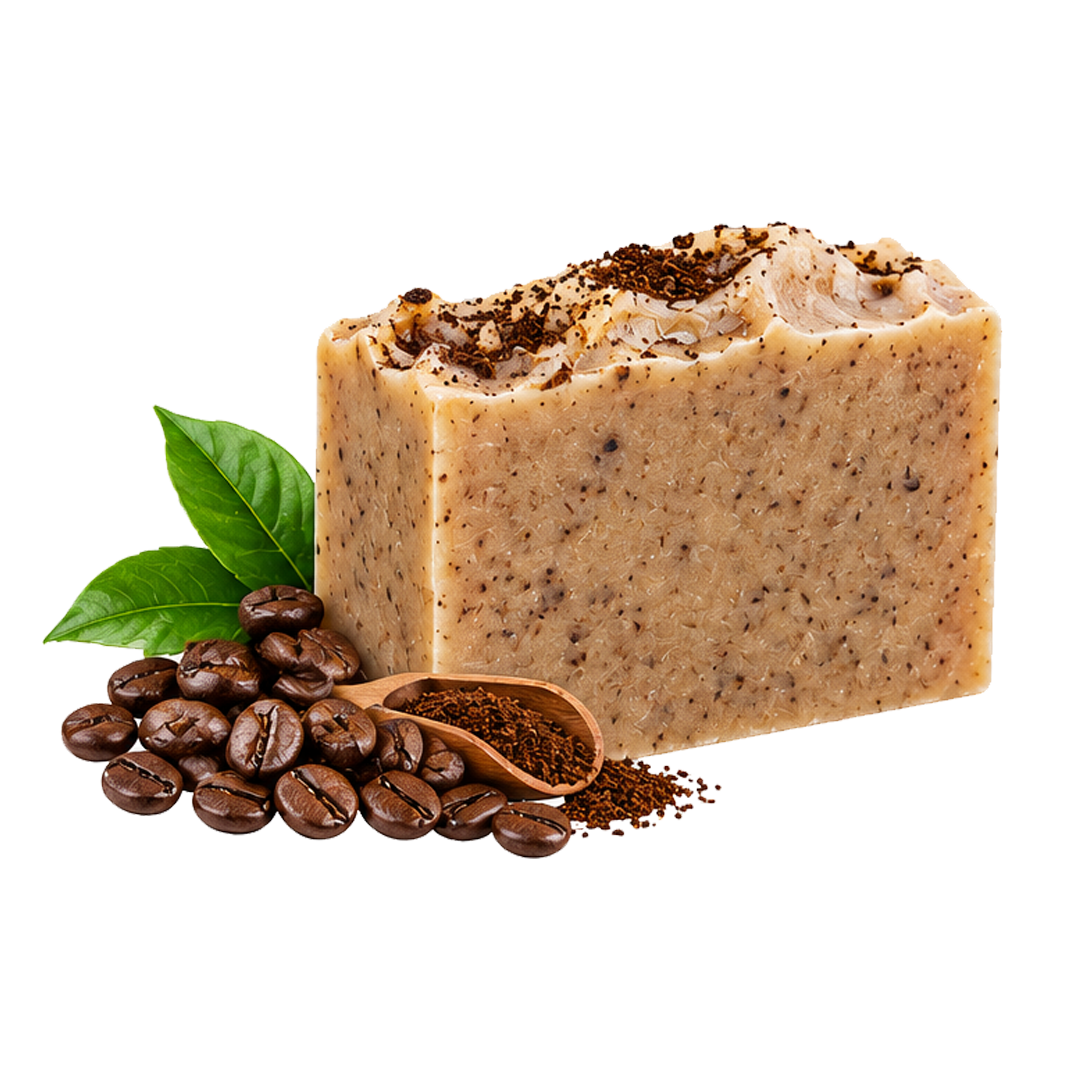 Jabón Artesanal De Café Exfoliante 100% Natural, 100gr