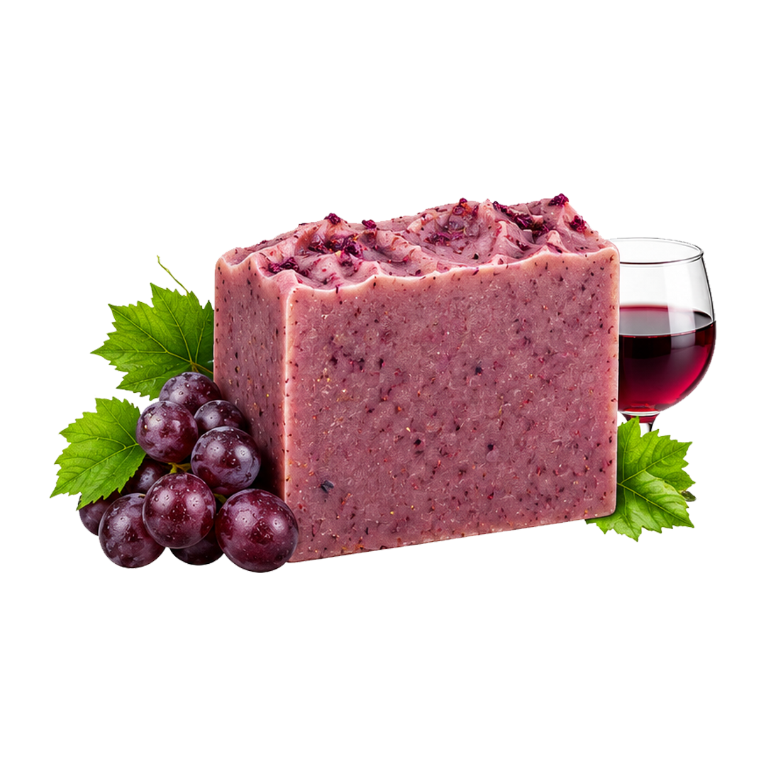 Jabón Artesanal De Vino, Antioxidante Reafirma Revitaliza 100% Natural, 100gr aprox