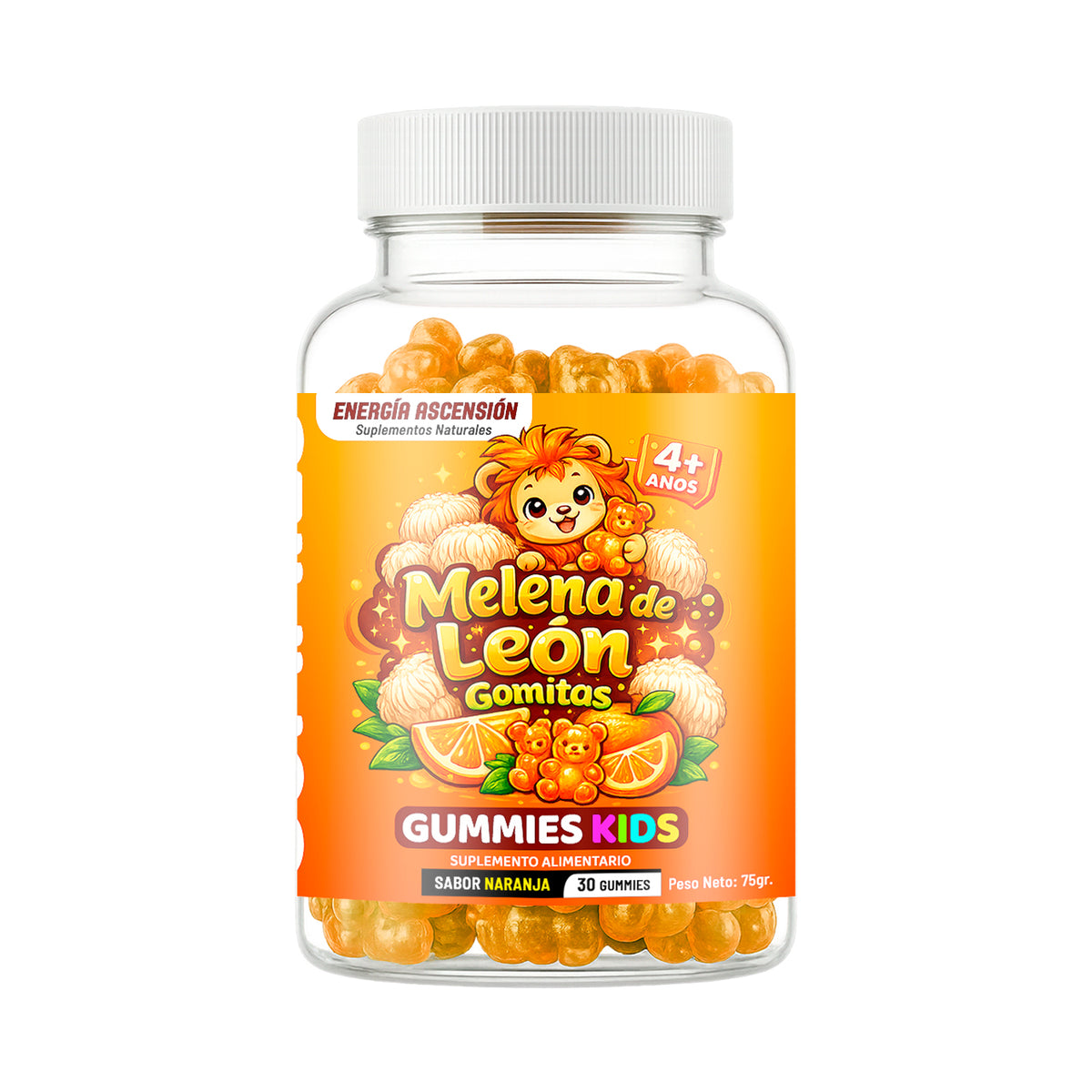Melena de León Gummies Kids +4