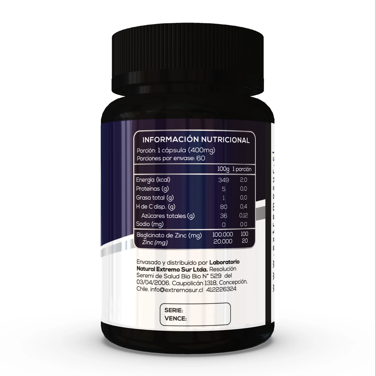 Zinc Bisglicinato 60 Cápsulas