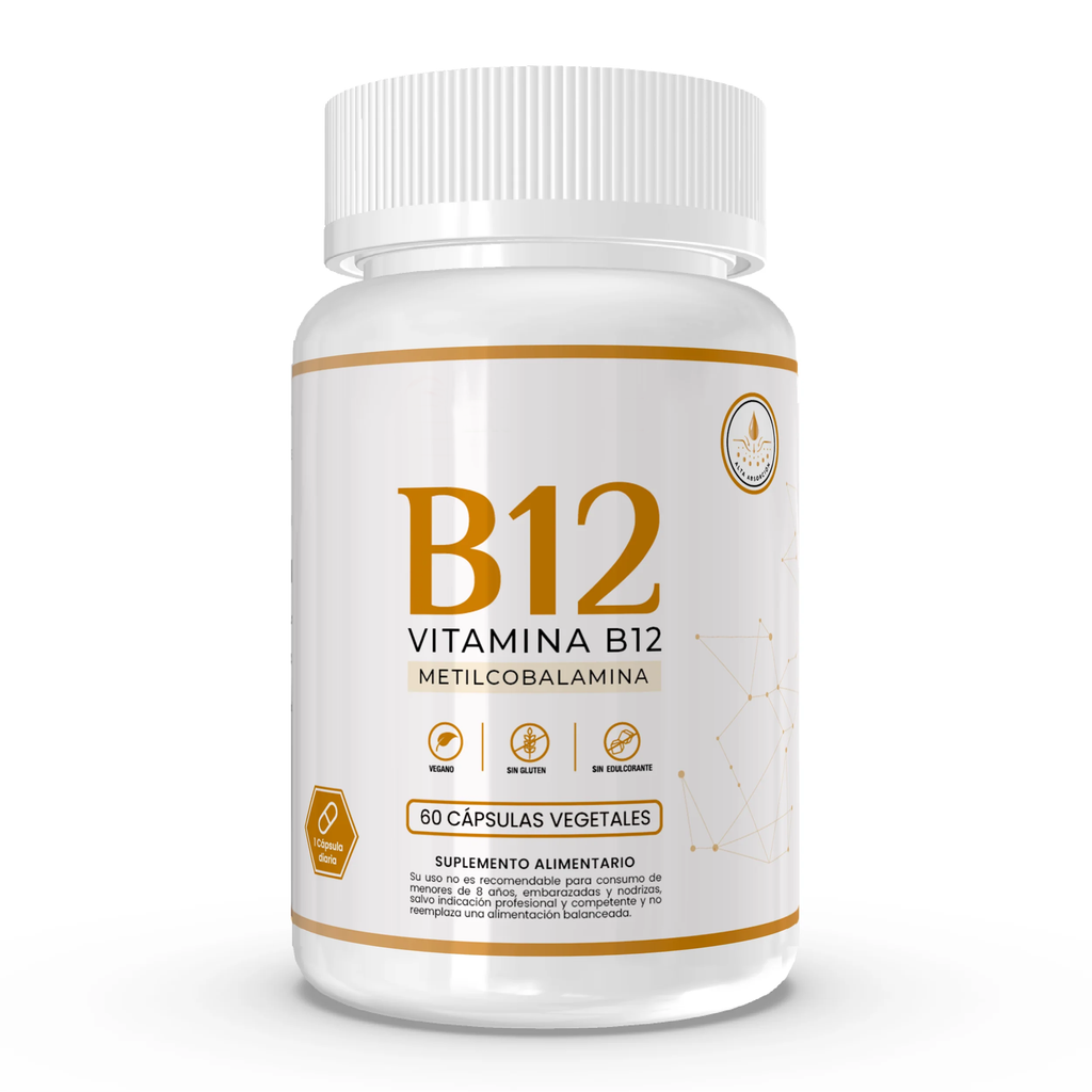 Vitamina B12 Metilcobalamina (60 Cápsulas)