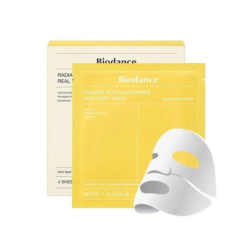 Biodance Mascarilla Facial Iluminadora con Niacinamida – 1 Unid.
