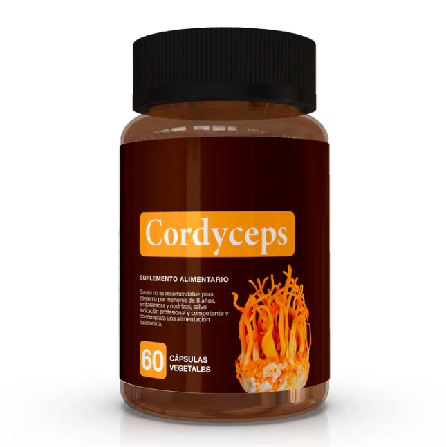 Cordyceps 60 Cápsulas, Energía Vital y Rendimiento Físico