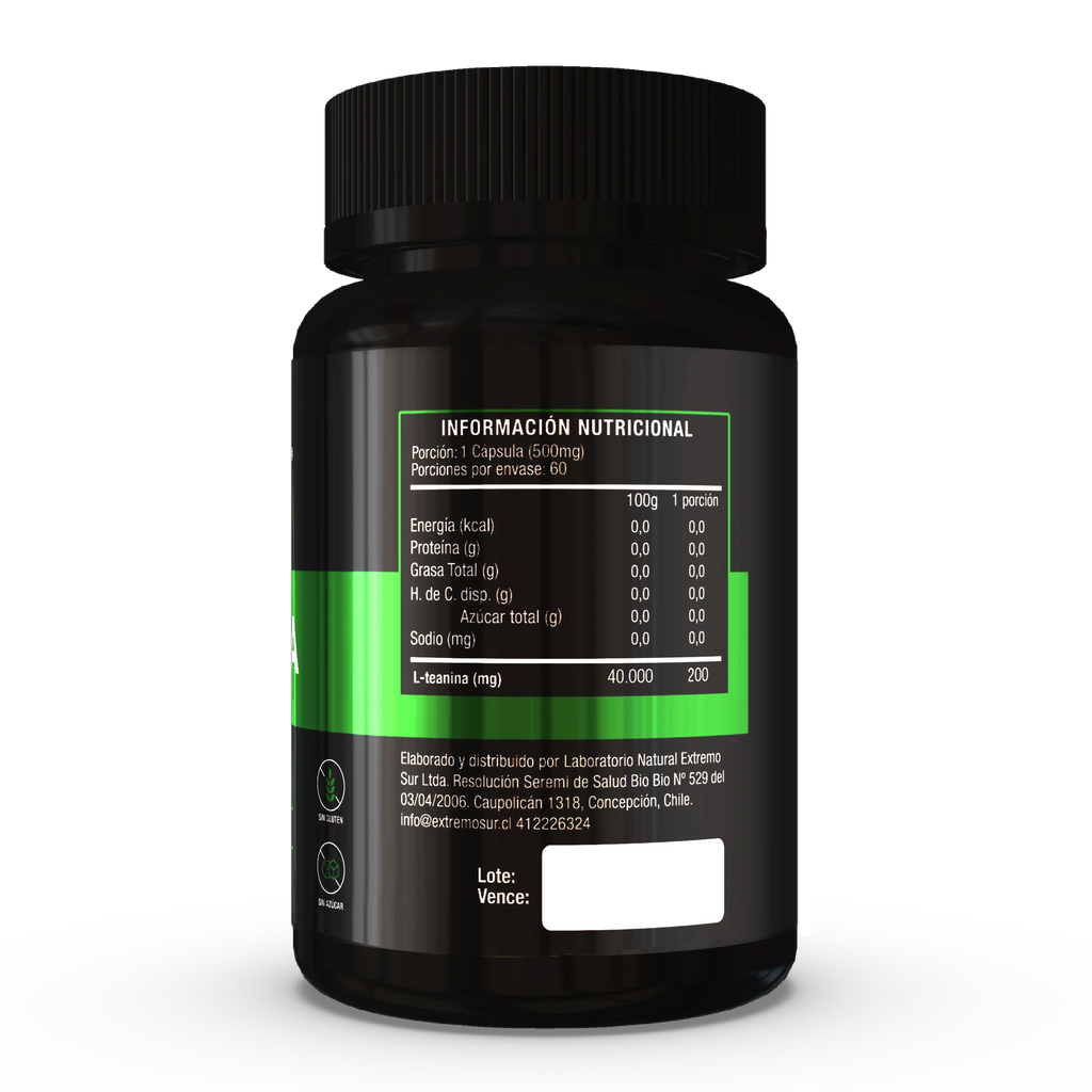 L-Teanina 200 mg – 60 Cápsulas