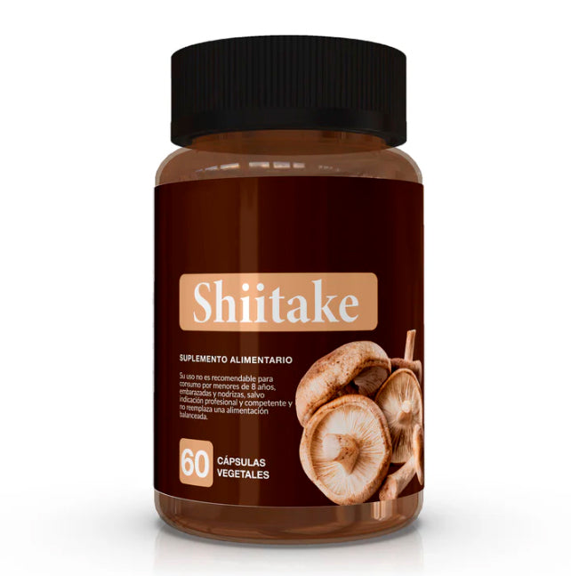 Shiitake 60 Cápsulas Inmunidad y Bienestar